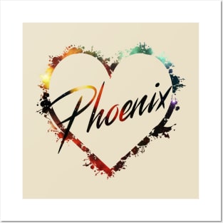 I Love Phoenix Posters and Art